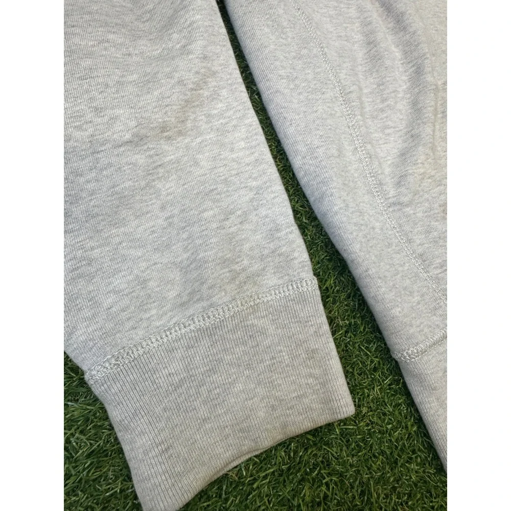 Polo Ralph Lauren Mens XL Heather Gray Full Zip‎ Fleece Hoodie Navy Pony Logo